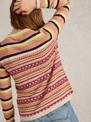 White Stuff – Lulu – Strickjacke mit Norwegermuster - Bild 2 von 6