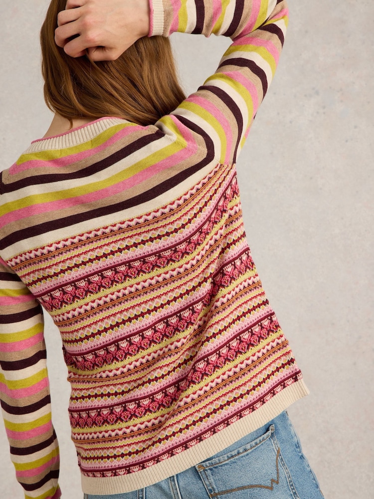 White Stuff – Lulu – Strickjacke mit Norwegermuster - Bild 2 von 6