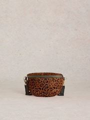 White Stuff Brown Mini Sebby Leather Sling Bag - Image 1 of 4