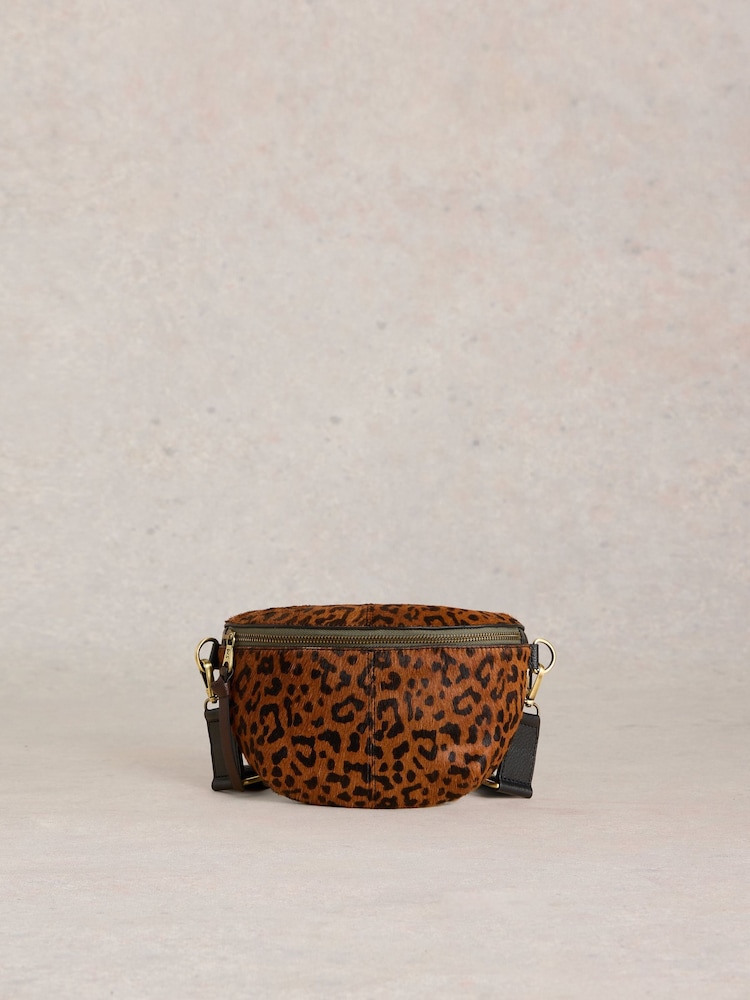 White Stuff Brown Mini Sebby Leather Sling Bag - Image 1 of 4