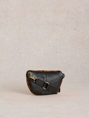 White Stuff Brown Mini Sebby Leather Sling Bag - Image 4 of 4