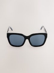 Черный - Acetate Square Sunglasses - Image 4 of 6
