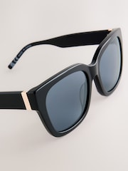 Черный - Acetate Square Sunglasses - Image 5 of 6