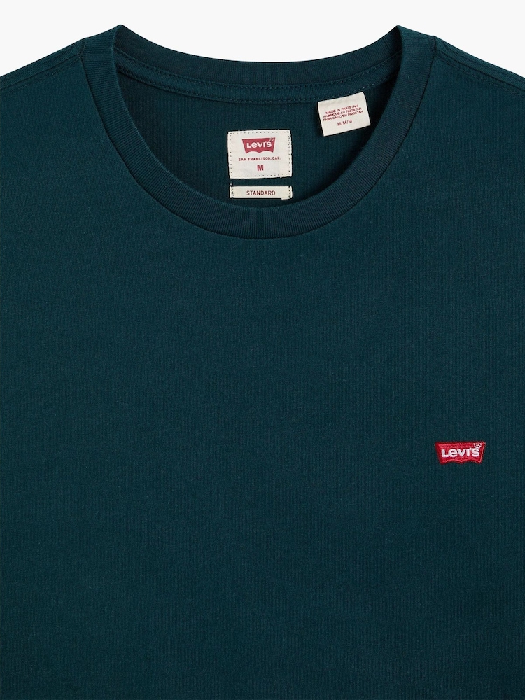 Waldgrün - Levi's® Rundhals-T-Shirt mit Original Housemark 100 % Baumwolle - Bild 5 von 5
