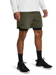 Under Armour Green Vanish Woven 2-in-1 Shorts - Image 1 of 9
