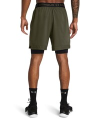 Under Armour Green Vanish Woven 2-in-1 Shorts - Image 2 of 9