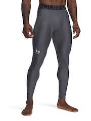 Under Armour Grey HeatGear Base Layer Leggings - Image 1 of 3