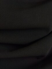 River Island Black Drape Asymmetric Bodycon Mini Dress - Image 5 of 5