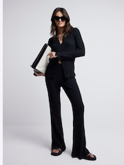 River Island Black Textured Shirt - Image 3 of 4