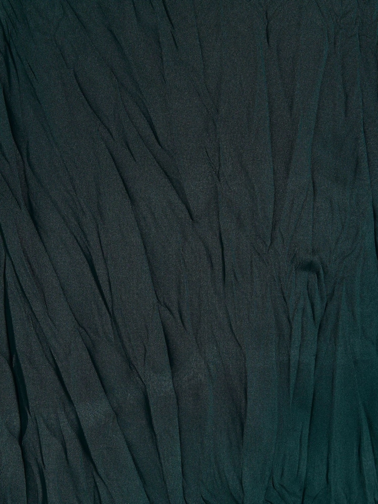 River Island Green Crinkle Textured  Top - Image 4 of 4