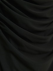 River Island Black Bardot Mesh Midi Dress - Image 4 of 4