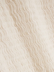 River Island Cream Textured Wide Leg Trousers - Image 4 of 4