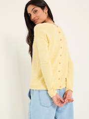 FatFace Isabelle Yellow Knitted Jumper - Image 2 of 9