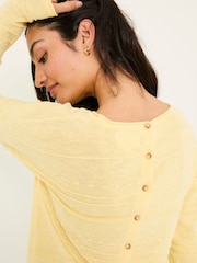 FatFace Isabelle Yellow Knitted Jumper - Image 4 of 9