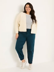 FatFace Kya Ivory Knitted Kimono Cardigan - Image 5 of 9