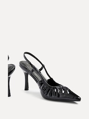 črna - Linzi Everleigh Ruched Detail salonarji in čevlji z visoko peto - Slika 5 iz 5