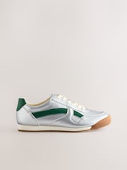 Silver Forever Comfort® Retro Lace-Up Trainers - Image 7 of 9
