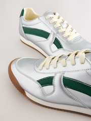 Silver Forever Comfort® Retro Lace-Up Trainers - Image 8 of 9