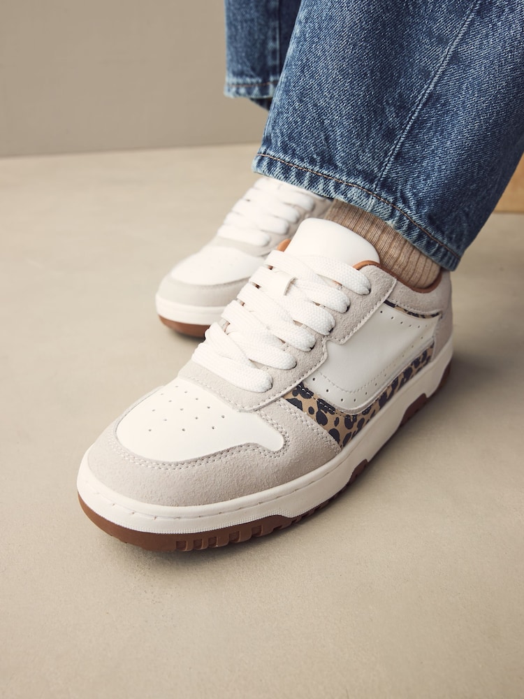 Blanco animal - Zapatillas de deporte gruesas retro de Forever Comfort® - Imagen 2 de 8 Blanco animal - Zapatillas de deporte gruesas retro de Forever Comfort® - Imagen 2 de 8