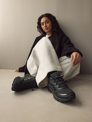 Negro - Zapatillas con cordones elásticos ajustables Forever Comfort® - Imagen 3 de 8