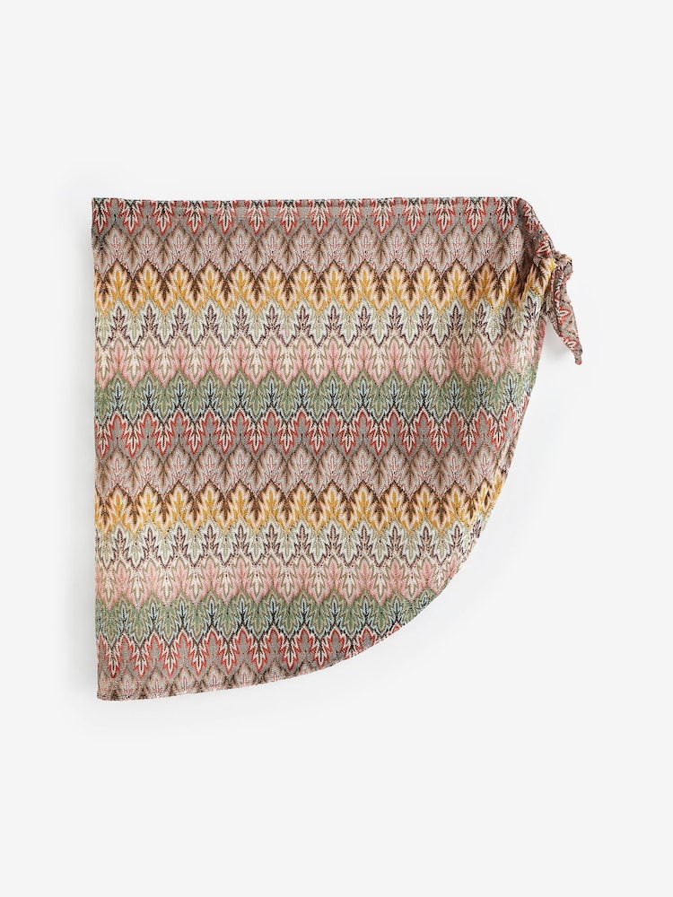 South Beach Brown Crochet Side Tie Cover-Up - Image 5 of 5