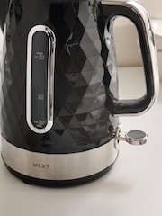Black Facet Kettle - Image 2 of 8