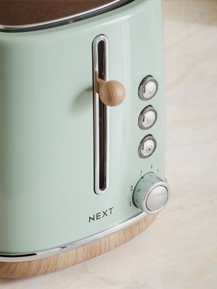 Sage Green Long 4 Slice Malvern Toaster - Image 2 of 7