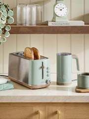 Sage Green Long 4 Slice Malvern Toaster - Image 3 of 7