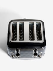 Black Facet 4 Slot Toaster - Image 3 of 6
