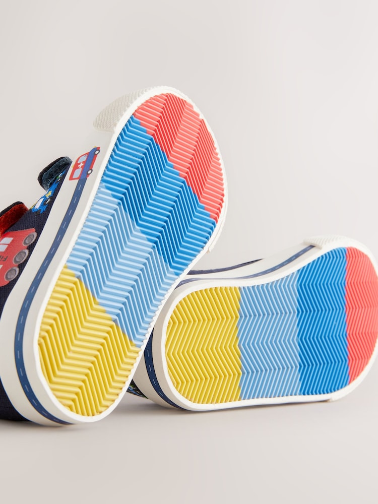 Coches azul marino - Zapatillas de deporte con doble tira con cierre de velcro - Imagen 7 de 7 Coches azul marino - Zapatillas de deporte con doble tira con cierre de velcro - Imagen 7 de 7