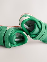 Green Wide Fit (G) Double Strap Trainers - Image 4 of 5