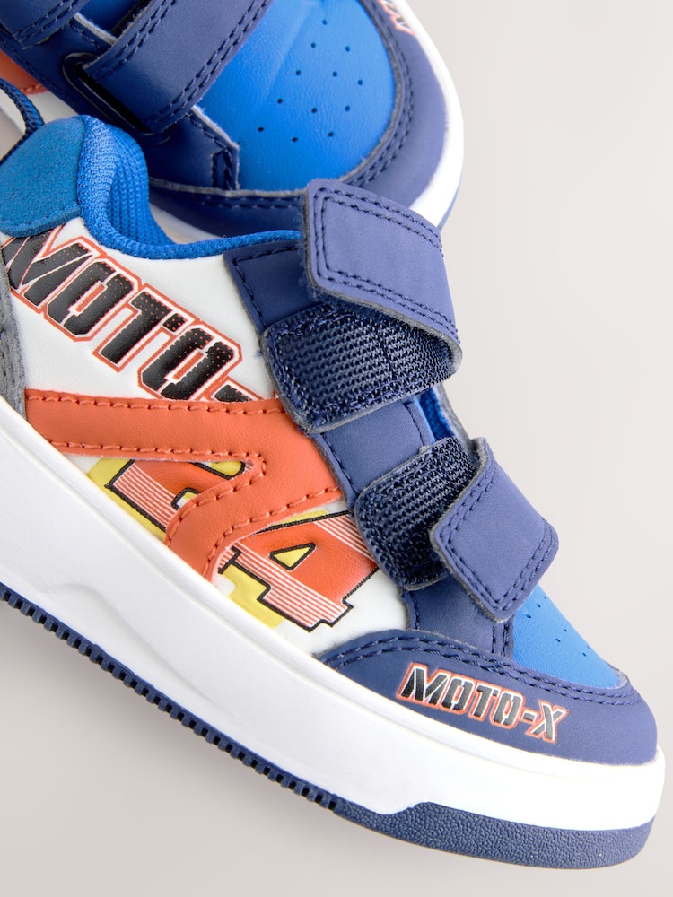 Blau, Rennen - Turnschuhe mit zwei Riemen und Klettverschluss - Bild 7 von 7 Blau, Rennen - Turnschuhe mit zwei Riemen und Klettverschluss - Bild 7 von 7