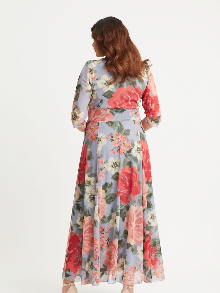 Natur - Scarlett & Jo Verity Bedrucktes Maxikleid - Bild 4 von 4 Natur - Scarlett & Jo Verity Bedrucktes Maxikleid - Bild 4 von 4