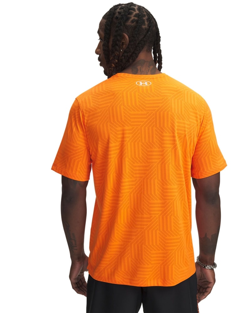 Оранжевый - Under Armour Tech Vent Geotessa Short Sleeve T-Shirt - Image 2 of 3