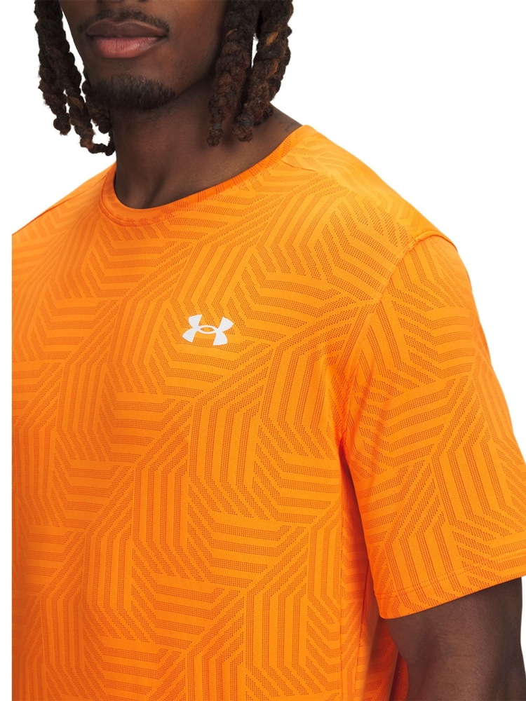 Оранжевый - Under Armour Tech Vent Geotessa Short Sleeve T-Shirt - Image 3 of 3