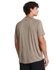Under Armour Nude Grey Tech Textured T-Shirt - Image 2 of 5