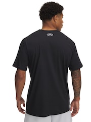 Черный - Under Armour Camo Stripe T-Shirt - Image 2 of 2
