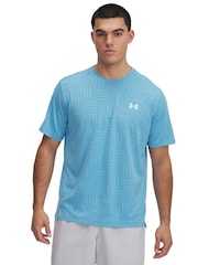 Синий - Under Armour Tech Vent Geotessa Short Sleeve T-Shirt - Image 1 of 3