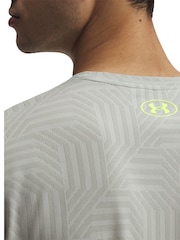 Серый с хромированным - Under Armour Tech Vent Geotessa Short Sleeve T-Shirt - Image 3 of 3
