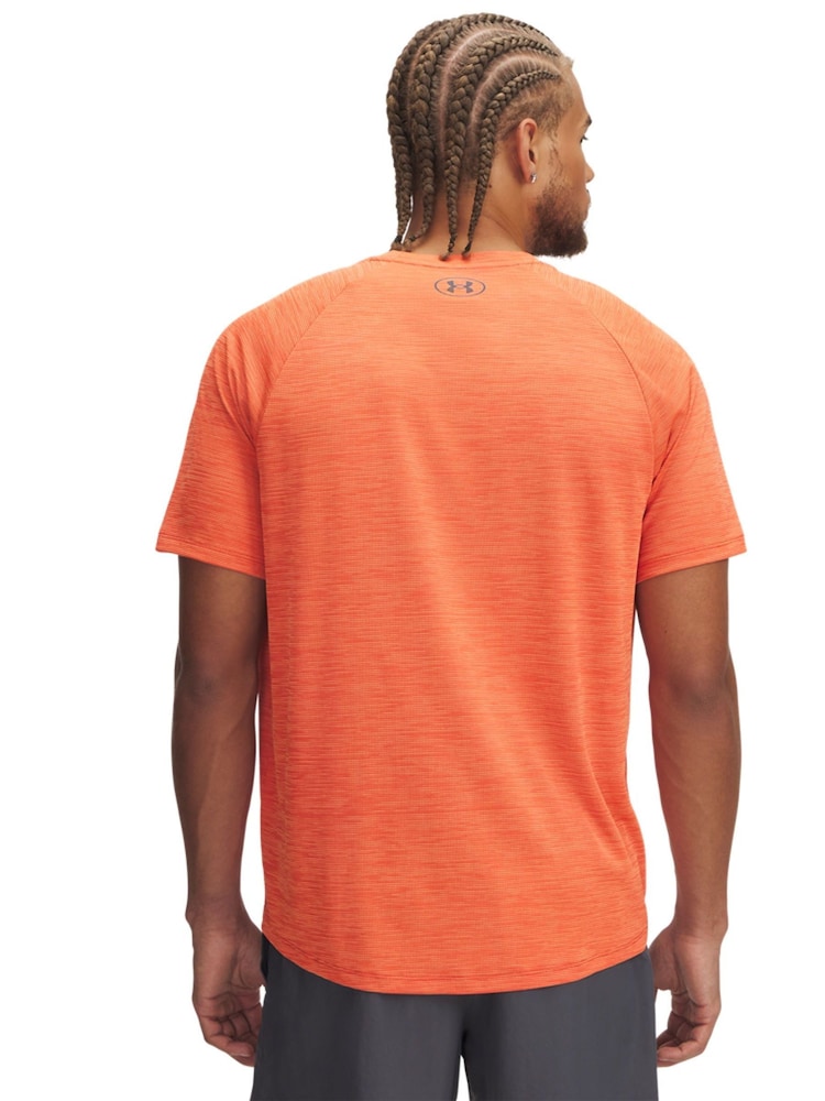 Under Armour Orange Tech Textured T-Shirt - Image 2 of 2