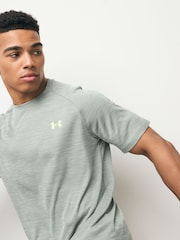 Under Armour Green Tech Textured Short Sleeve T-Shirt - Image 4 of 4