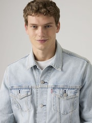 Levi's® Light Blue Trucker Jacket - Image 3 of 5