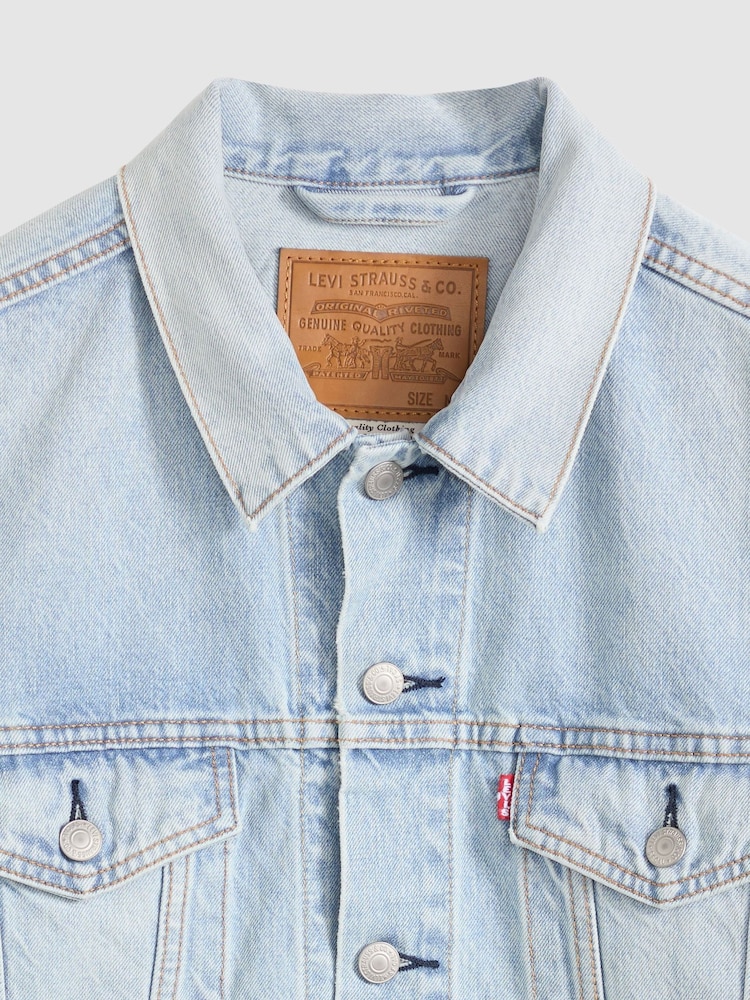 Levi's® Light Blue Trucker Jacket - Image 5 of 5