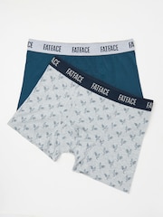 Blue & Grey Cockerel - FatFace Classic Boxers 2 Pack - Imagen 1 de 2