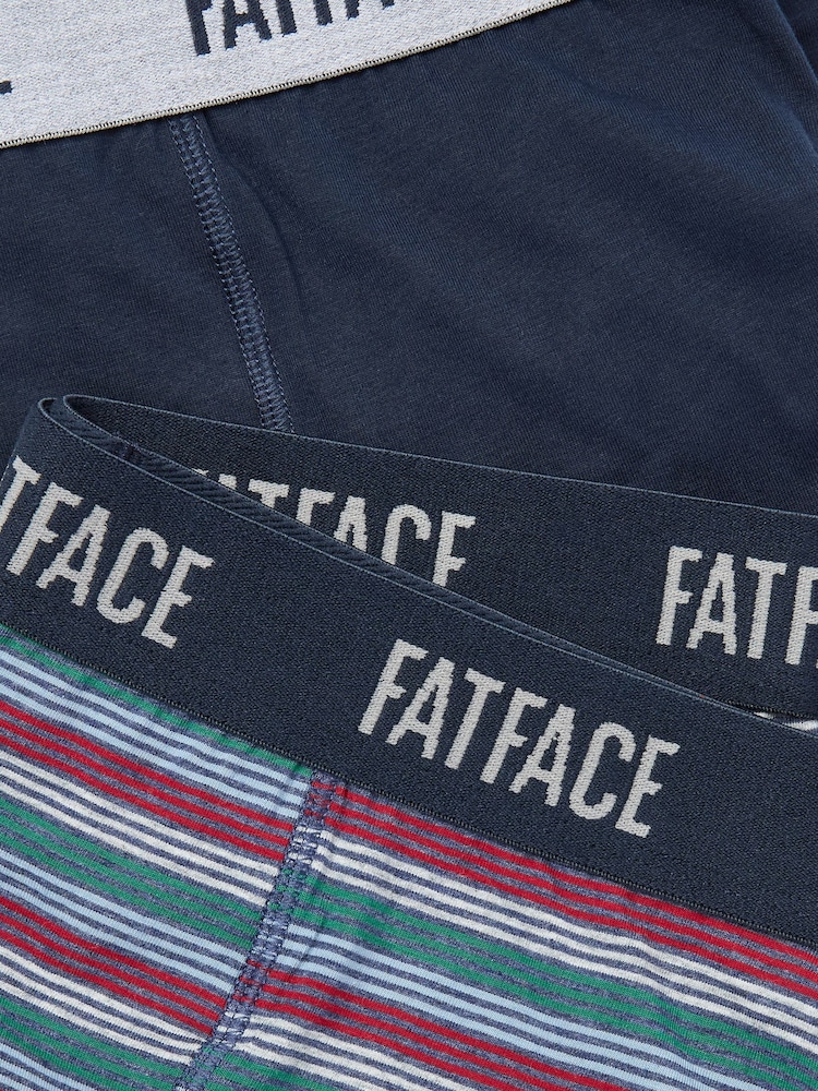 FatFace Multi Colour Classic Boxers 2 Pack - Image 2 of 2