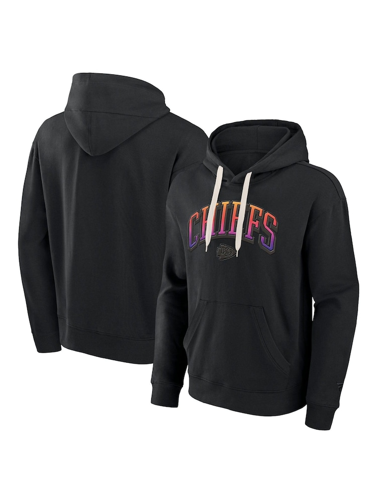 Fanatics NFL Kansas City Chiefs Gradient Fleece Pullover 100% Cotton Black Hoodie - Image 1 of 3