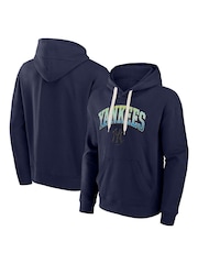 Fanatics Blue MLB New York Yankees Gradient Fleece Pullover 100% Cotton Hoodie - Image 1 of 3