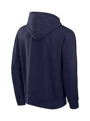 Fanatics Blue MLB New York Yankees Gradient Fleece Pullover 100% Cotton Hoodie - Image 3 of 3
