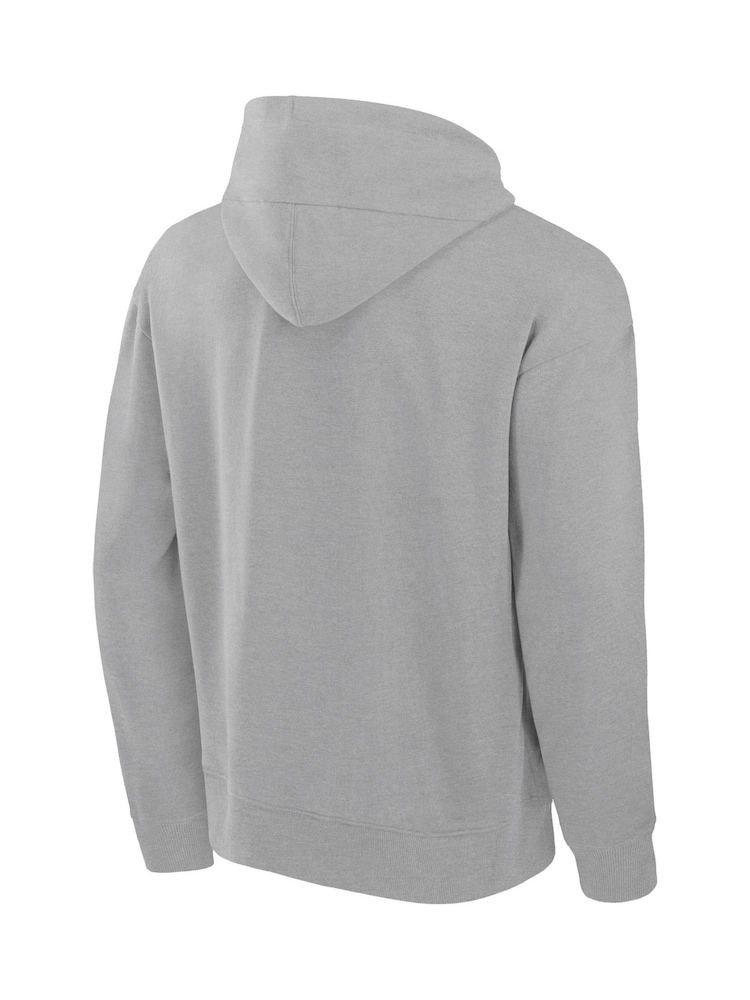 Fanatics Grey NFL Miami Dolphins Gradient Fleece Pullover 100% Cotton Hoodie - Image 3 of 3 Fanatics Grey NFL Miami Dolphins Gradient Fleece Pullover 100% Cotton Hoodie - Image 3 of 3