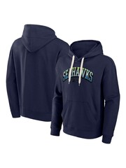 Fanatics Blue NFL Seattle Seahawks Gradient Fleece Pullover 100% Cotton Hoodie - Image 1 of 3
